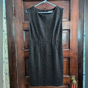 NWT Loft Petite Leopard Print Sleeveless Dress